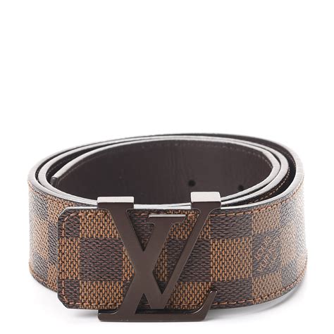 lv initiales damier belt|real louis vuitton damier belt.